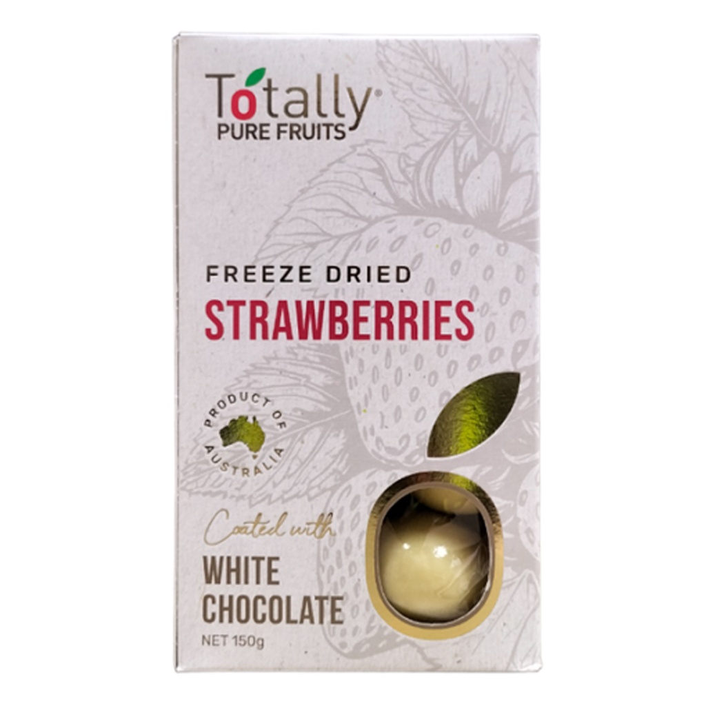 TOTALLY PURE FRUITS | 脆草莓与白巧克力，100g