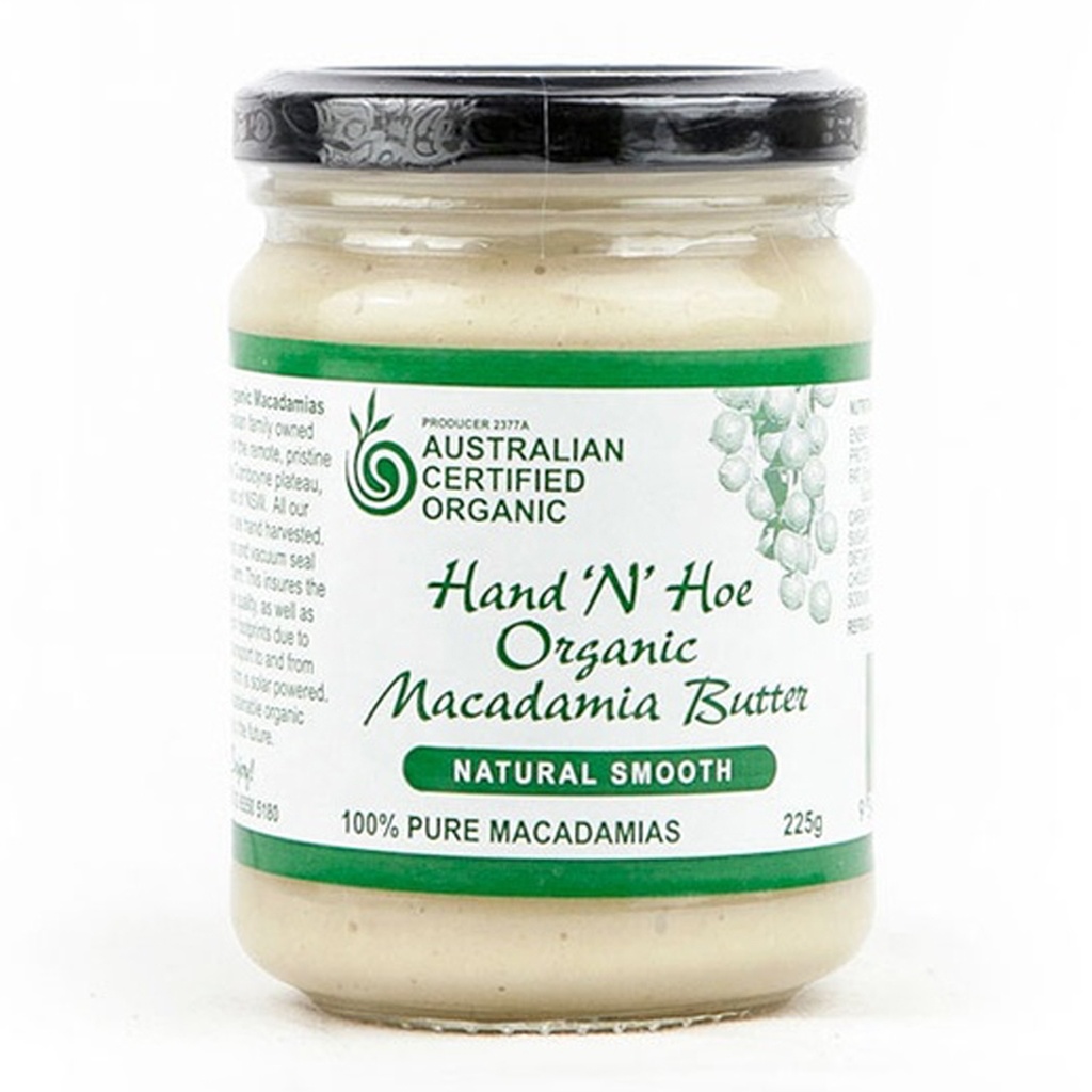 HAND N HOE | Macadamia Butter – Smooth 225g