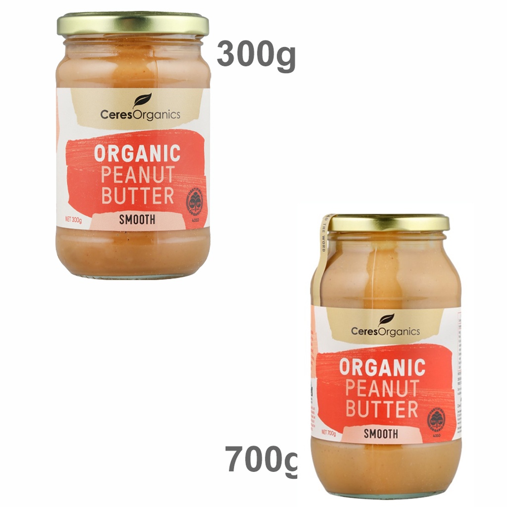 CERES ORGANICS | Peanut Butter – Smooth 300g