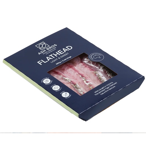 Seafood | Retail Pack - Victorian Flathead (Tiger) FRESH 280g+Wild Caught