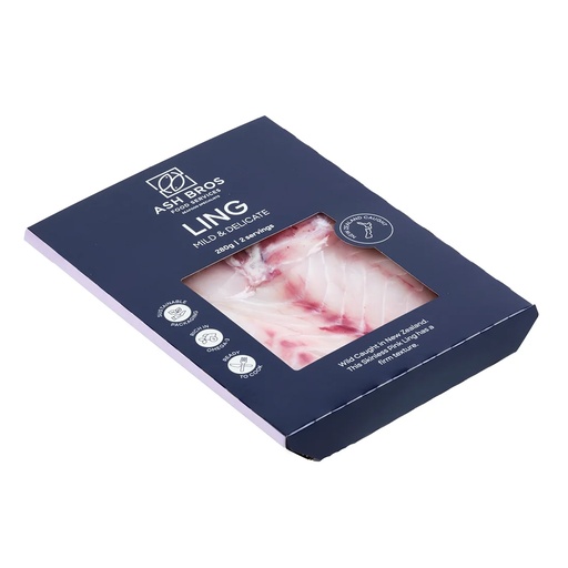 Seafood | Retail Pack - New Zealand Ling (Pink) FRESH 280g+ Wild Caught