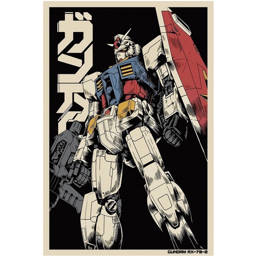 POSTER | 钢弹 RX-78-2 动画漫画海报 - 尺寸 24" X 36"
