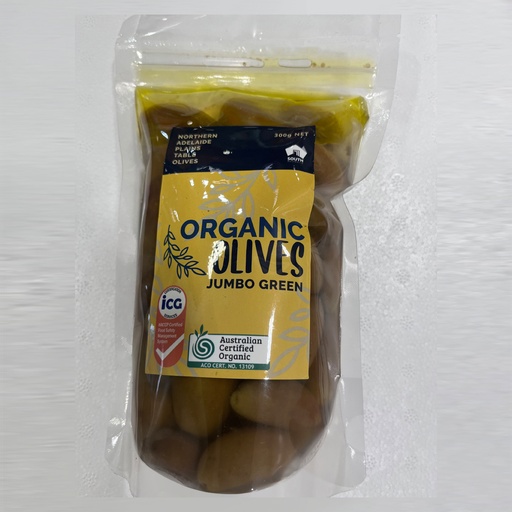 Kalamata Organic Olives (Green) in Extra Virgin Olive Oil 300g