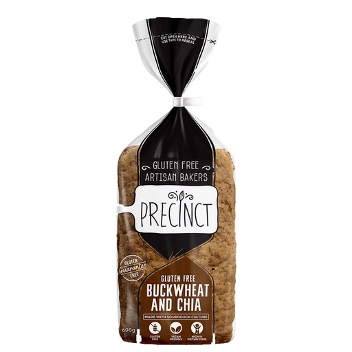 GF PRECINCT | Buckwheat & Chia 600g (order 2-3 days ahead)