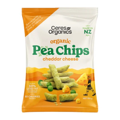 CERES ORGANICS | Pea Chips - Cheese 100g