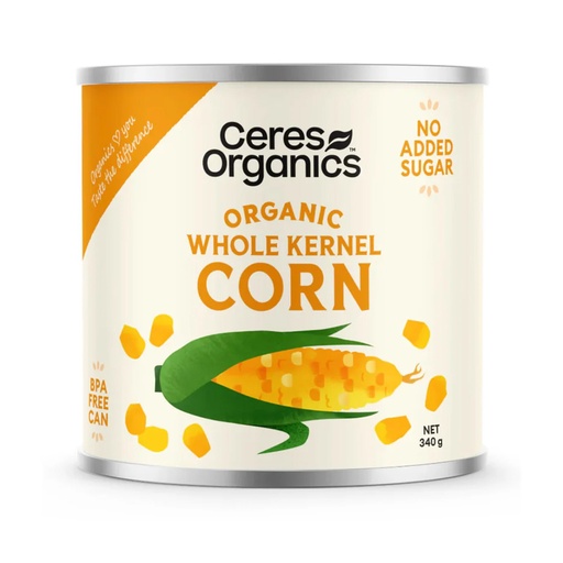 CERES ORGANICS | 甜玉米粒 340g (Whole Kernel Corn 340g)