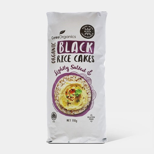 CERES ORGANICS | Black Rice Cakes 110g
