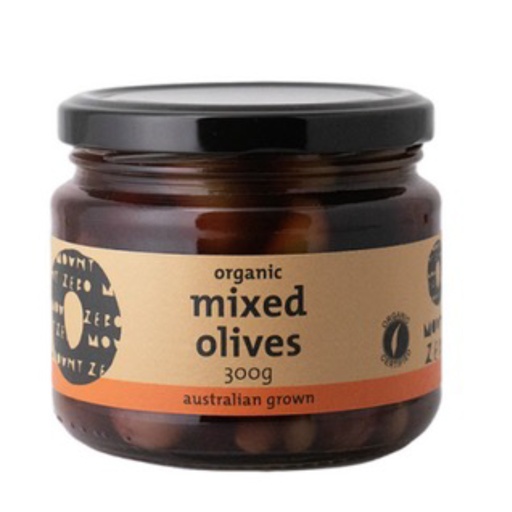 MOUNT ZERO | Olives – Mixed Unpitted 300g
