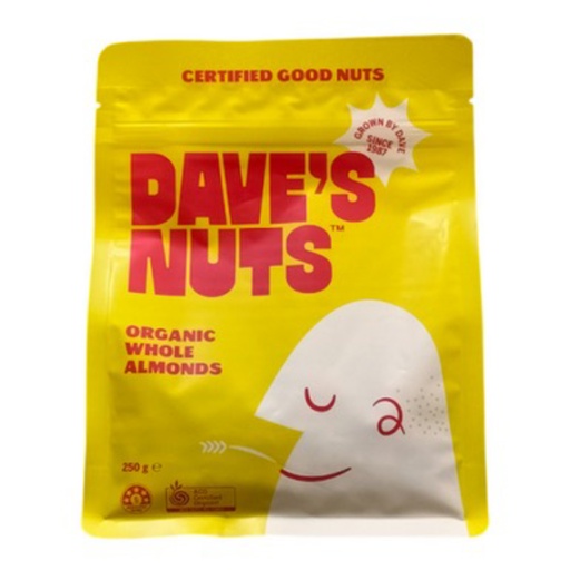 DAVE'S NUTS | 認證有機杏仁 250g (Almonds)