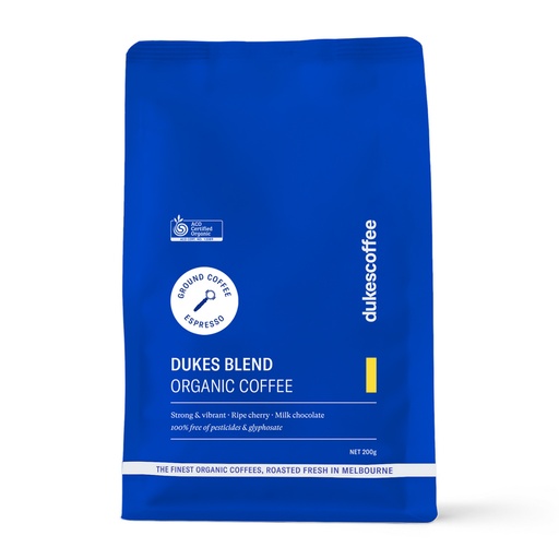 DUKESCOFFEE ｜ Dukes Blend Ground – 有机研磨咖啡 200g (Coffee)