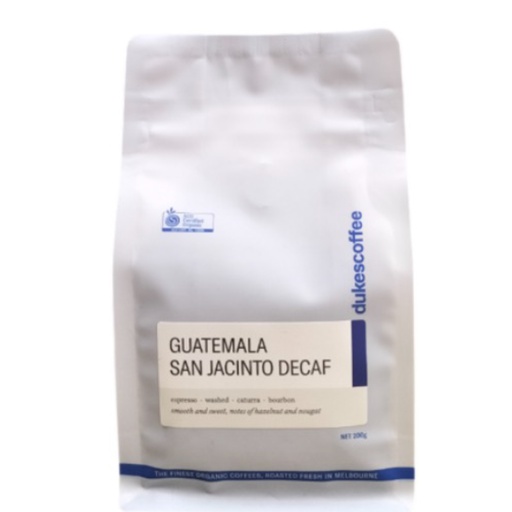 DUKESCOFFEE | Guatemala San Jacinto DECAF – Organic Coffee 200g