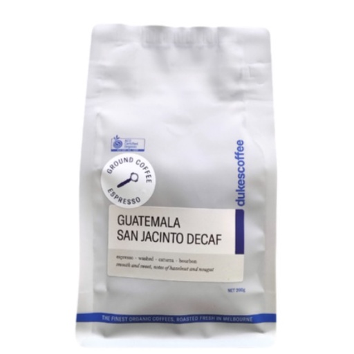 DUKESCOFFEE | 有機瓜地馬拉 San Jacinto 脫咖啡因研磨咖啡 200g (Coffee)