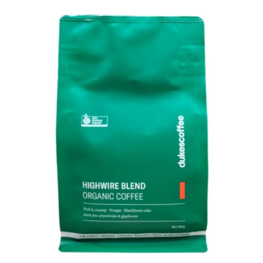 DUKESCOFFEE| 有機 Highwire 混合咖啡 200g (Coffee)