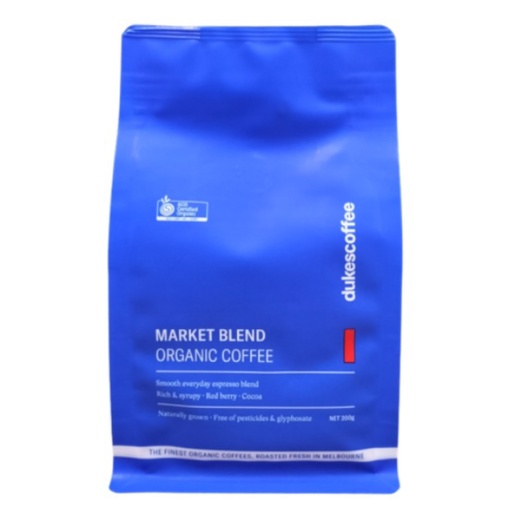 DUKESCOFFEE | Market Blend – Organic Coffee 200g