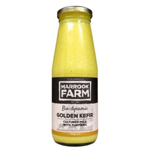 MARROOK FARM | Biodynamic Golden Kefir 700mL Glass Bottle