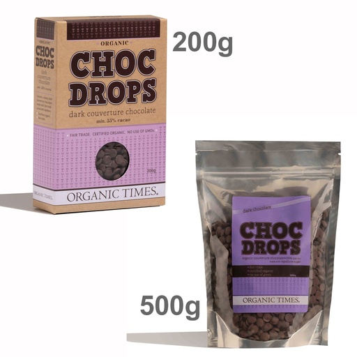 ORGANIC TIMES | Dark Chocolate Drops