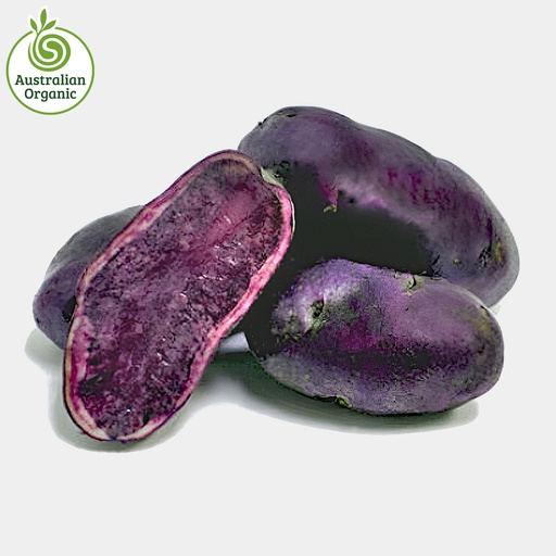 Certified Organic Potatoes - Midnight Pearl