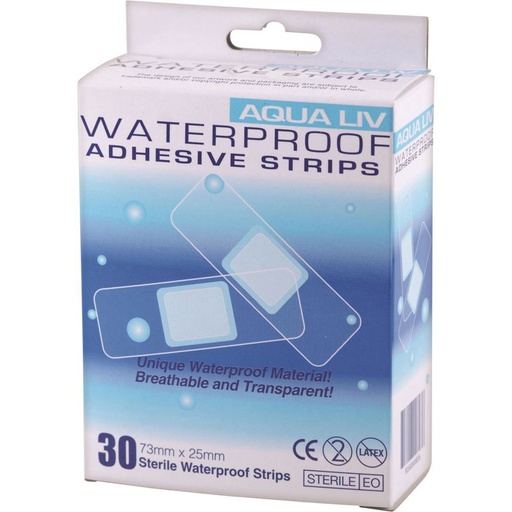 AQUA-LIV | Waterproof Adhesive Strips x 30 Pack