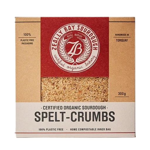 ZEALLY BAY SOURDOUGH | Spelt Breadcrumbs 300g  【Certified Organic】