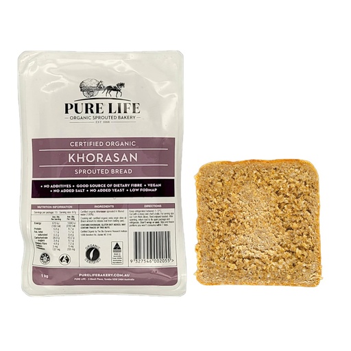 PURE LIFE | 發芽卡姆麥麵包 1kg