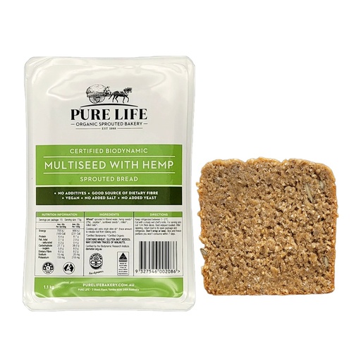 PURE LIFE | 發芽多籽麻籽麵包 1.1kg
