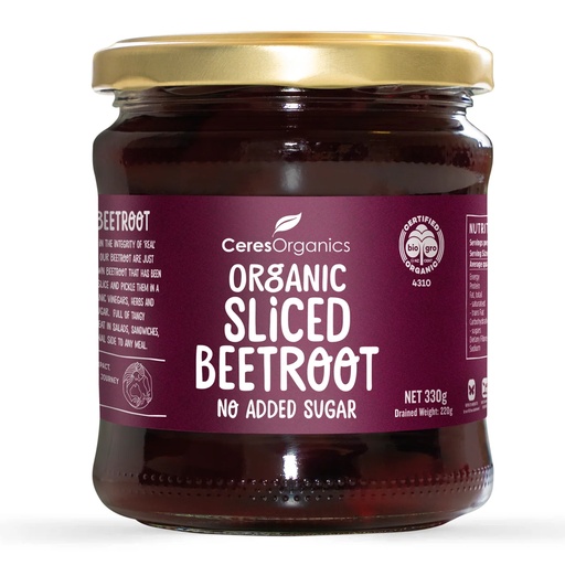 CERES ORGANICS | Beetroot Slices 330g