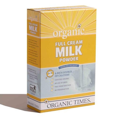 ORGANIC TIMES | Milk – Full Cream Powder 300g