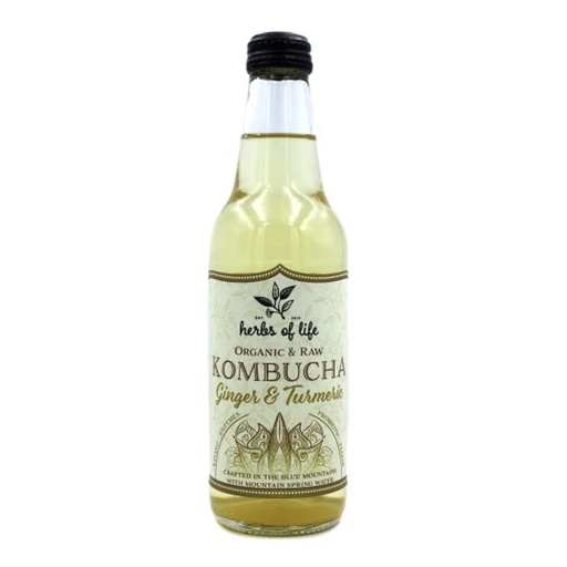 HERBS OF LIFE | 康普茶 – 薑和薑黃，330ml