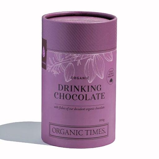 ORGANIC TIMES | 熱巧克力粉，200克