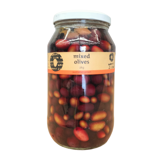 MOUNT ZERO | Olives – Mixed Un-Pitted 2kg