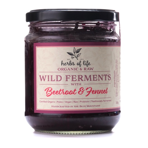 HERBS OF LIFE | Wild Ferment – Beetroot And Fennel 380g