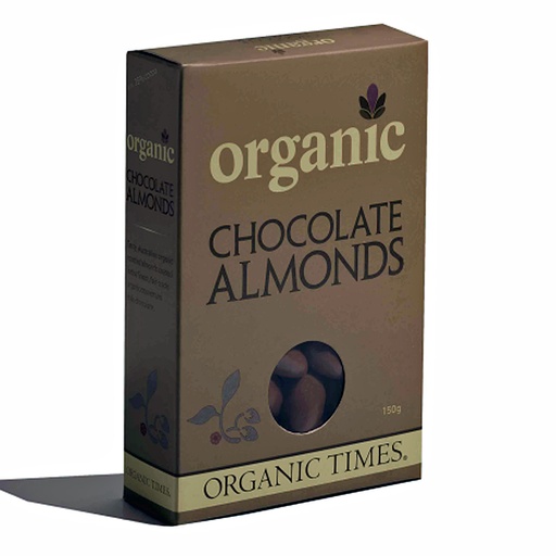 ORGANIC TIMES | 杏仁 – 牛奶巧克力，150克