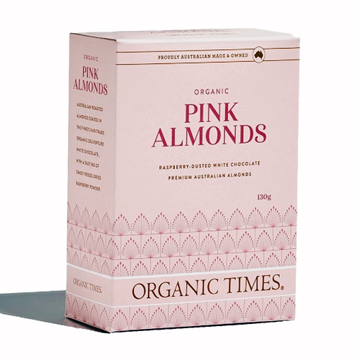 ORGANIC TIMES | 杏仁 – 粉红色，30克