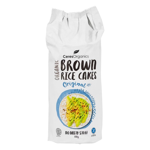 CERES ORGANICS | Brown Rice Cakes – Original, 110g