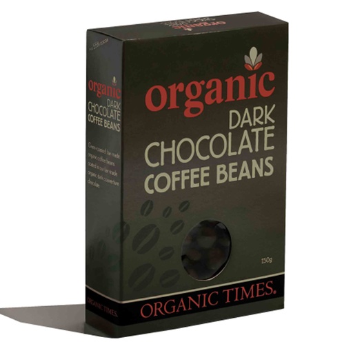 ORGANIC TIMES | Coffee Beans – Dark Chocolate 150g