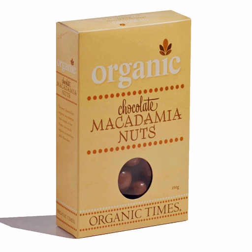 ORGANIC TIMES | 夏威夷果 – 牛奶巧克力 150g