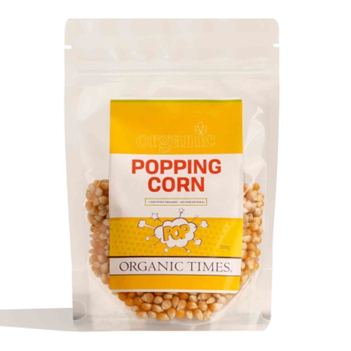 ORGANIC TIMES | Popping Corn 200g