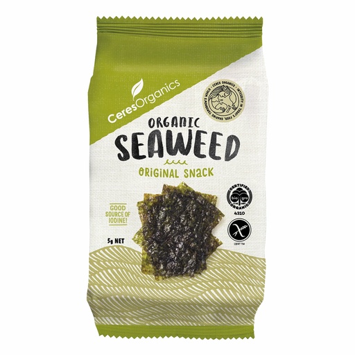 CERES ORGANICS | Seaweed Snacks, 5g x12
