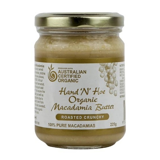 HAND N HOE | Macadamia Butter - Crunchy 225g
