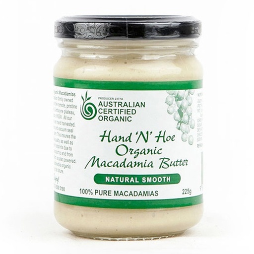 HAND N HOE | Macadamia Butter – Smooth 225g
