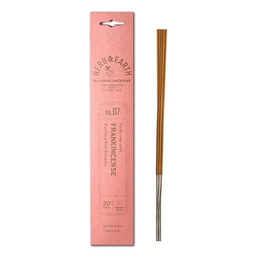 HERB & EARTH INCENSE | Herb & Earth Incense FRANKINCENSE, 20 stick packet