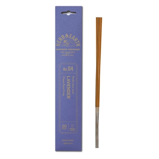 HERB & EARTH INCENSE | Herb & Earth Incense LAVENDER, 20 stick packet