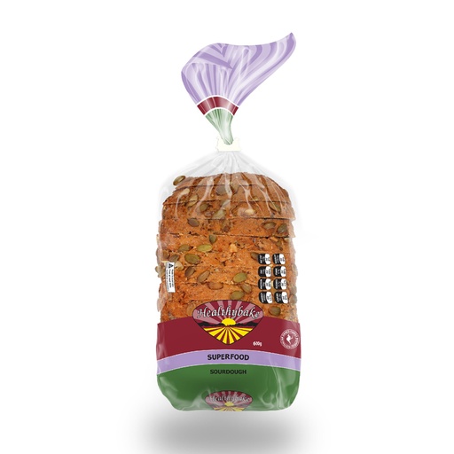 HEALTHYBAKE | Organic Superfood Sourdough 600g  (order 2-3 days ahead)