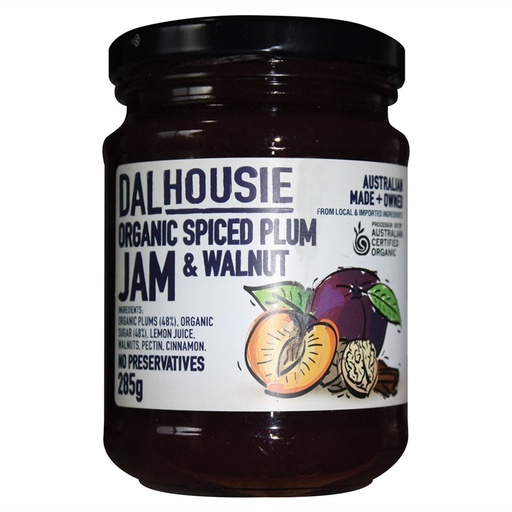 DALHOUSE | 有机香料梅子与胡桃果酱，285克